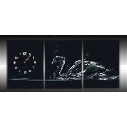 Canvas met klok 3 - 1