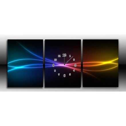 Canvas met klok 3 - 13