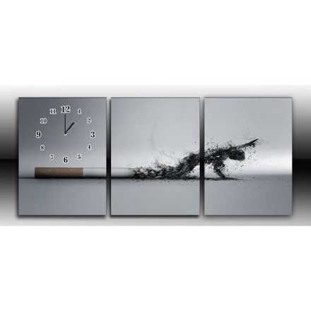 Canvas met klok 3 - 2