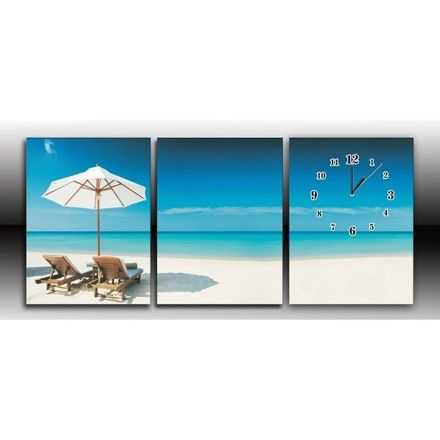 Canvas met klok 3 - 23