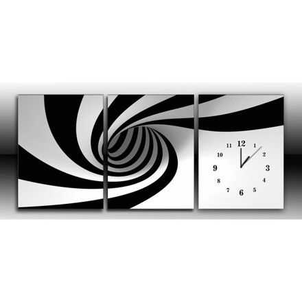 Canvas met klok 3 - 24