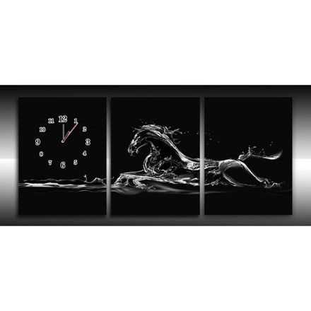 Canvas met klok 3 - 4