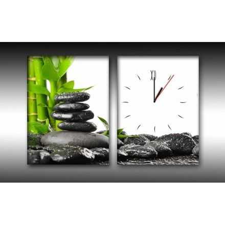 Canvas met klok 2 - 13