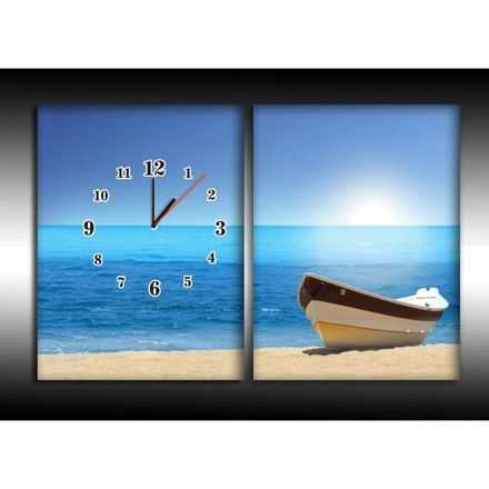 Canvas met klok 2 - 21