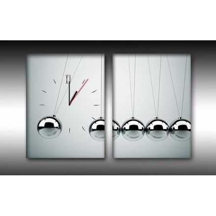 Canvas met klok 2 - 26