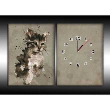 Canvas met klok 2 - 31