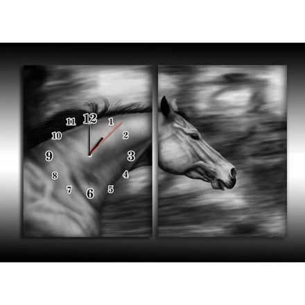 Canvas met klok 2 - 35