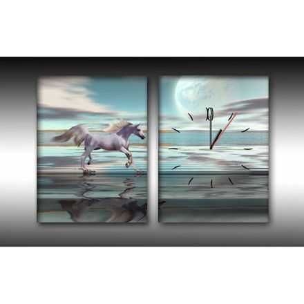 Canvas met klok 2 - 78